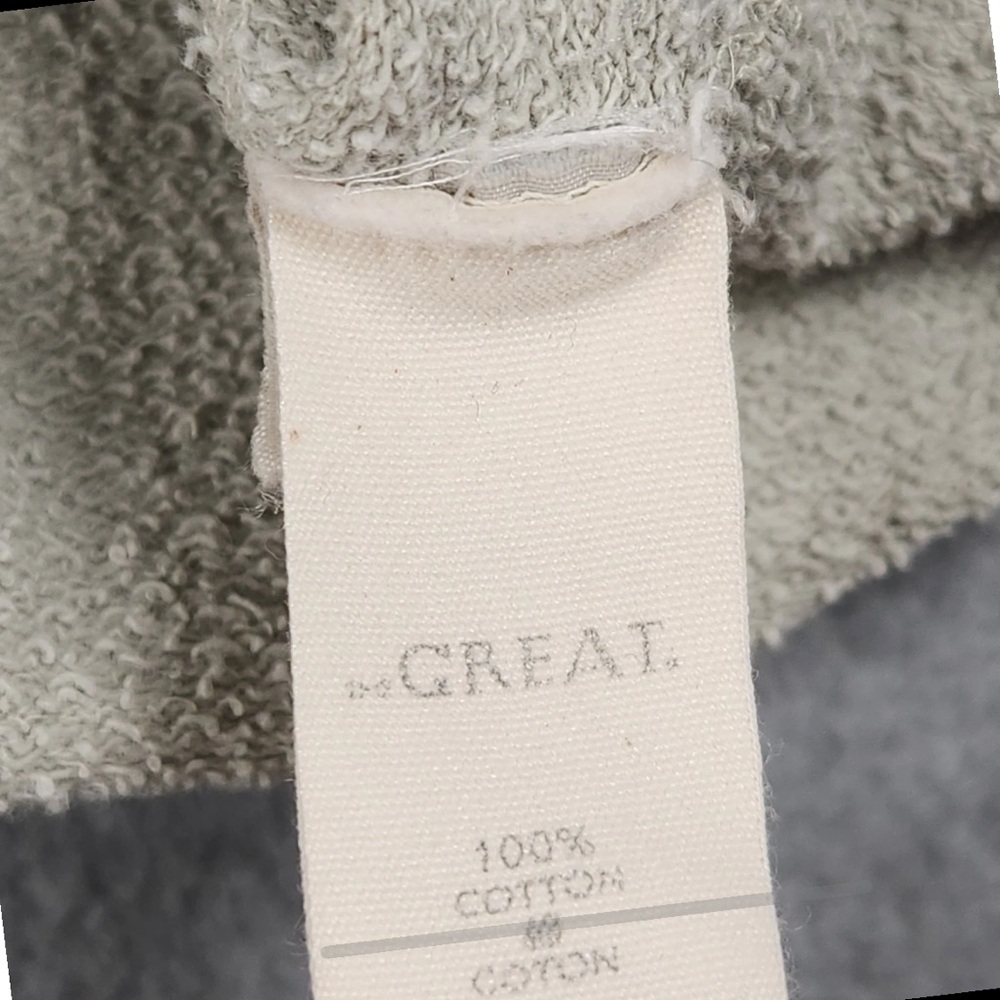 THE GREAT. Women's Grey Sweatshirt - Picture 8 of 8